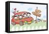 Cordial Family Spend Happy Time Altogether-TongRo-Framed Stretched Canvas