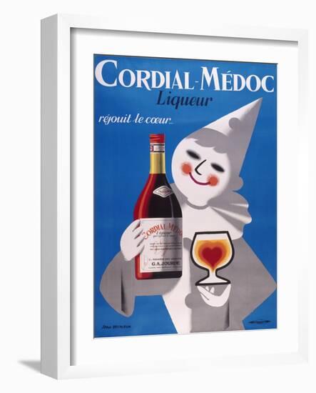 Cordial Medoc Blue Clown-null-Framed Giclee Print