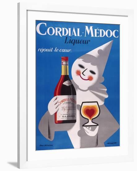 Cordial Medoc Blue Clown-null-Framed Giclee Print