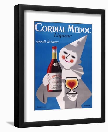 Cordial Medoc Blue Clown-null-Framed Premium Giclee Print