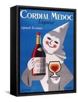 Cordial Medoc Blue Clown-null-Framed Stretched Canvas