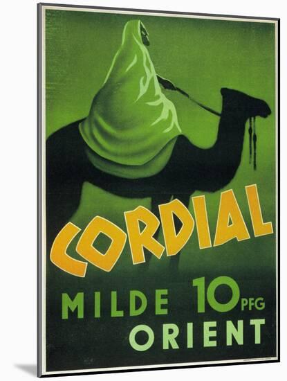 Cordial Milde Orient-null-Mounted Art Print