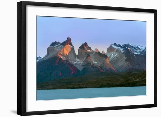 Cordillera Del Paine. Granite Monoliths. Torres Del Paine NP. Chile-Tom Norring-Framed Photographic Print