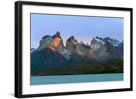 Cordillera Del Paine. Granite Monoliths. Torres Del Paine NP. Chile-Tom Norring-Framed Photographic Print