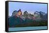 Cordillera Del Paine. Granite Monoliths. Torres Del Paine NP. Chile-Tom Norring-Framed Stretched Canvas