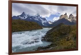 Cordillera Del Paine. Granite Monoliths. Torres Del Paine NP. Chile-Tom Norring-Framed Photographic Print