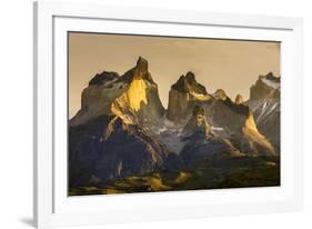 Cordillera Del Paine. Granite Monoliths. Torres Del Paine NP. Chile-Tom Norring-Framed Photographic Print