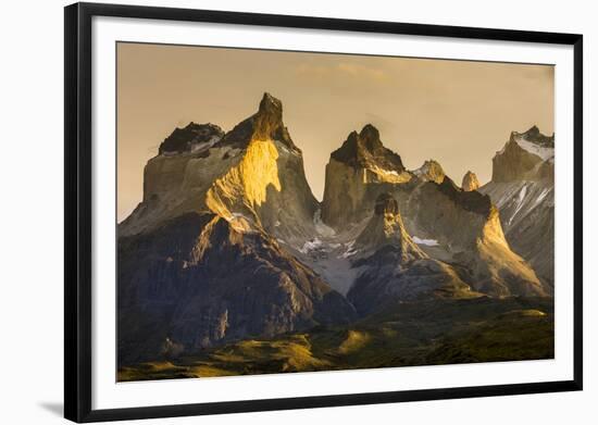 Cordillera Del Paine. Granite Monoliths. Torres Del Paine NP. Chile-Tom Norring-Framed Photographic Print