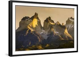 Cordillera Del Paine. Granite Monoliths. Torres Del Paine NP. Chile-Tom Norring-Framed Photographic Print