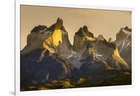 Cordillera Del Paine. Granite Monoliths. Torres Del Paine NP. Chile-Tom Norring-Framed Photographic Print