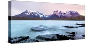 Cordillera Del Paine. Granite Monoliths. Torres Del Paine NP. Chile-Tom Norring-Stretched Canvas