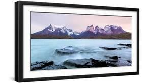 Cordillera Del Paine. Granite Monoliths. Torres Del Paine NP. Chile-Tom Norring-Framed Photographic Print