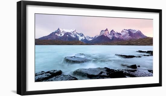 Cordillera Del Paine. Granite Monoliths. Torres Del Paine NP. Chile-Tom Norring-Framed Photographic Print