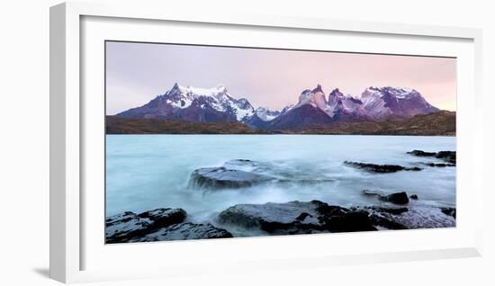 Cordillera Del Paine. Granite Monoliths. Torres Del Paine NP. Chile-Tom Norring-Framed Photographic Print