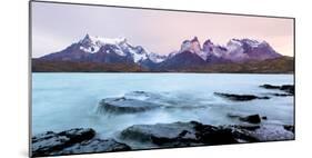 Cordillera Del Paine. Granite Monoliths. Torres Del Paine NP. Chile-Tom Norring-Mounted Photographic Print