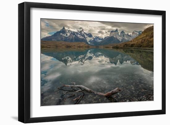 Cordillera Del Paine. Granite Monoliths. Torres Del Paine NP. Chile-Tom Norring-Framed Photographic Print