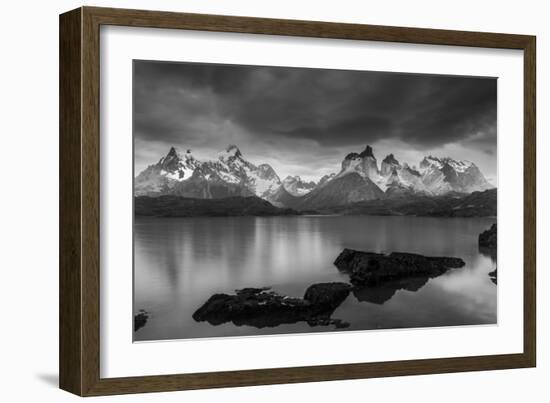 Cordillera Del Paine. Granite Monoliths. Torres Del Paine NP. Chile-Tom Norring-Framed Photographic Print