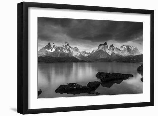 Cordillera Del Paine. Granite Monoliths. Torres Del Paine NP. Chile-Tom Norring-Framed Photographic Print