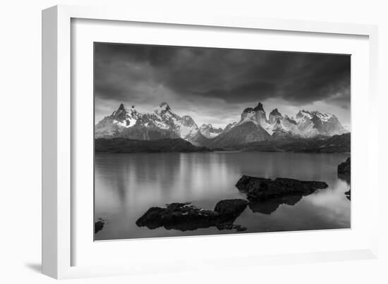 Cordillera Del Paine. Granite Monoliths. Torres Del Paine NP. Chile-Tom Norring-Framed Photographic Print