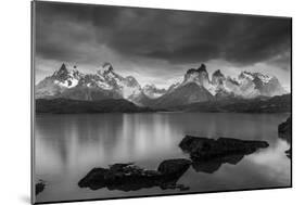 Cordillera Del Paine. Granite Monoliths. Torres Del Paine NP. Chile-Tom Norring-Mounted Photographic Print