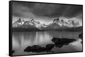 Cordillera Del Paine. Granite Monoliths. Torres Del Paine NP. Chile-Tom Norring-Framed Stretched Canvas