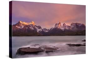 Cordillera Del Paine. Granite Monoliths. Torres Del Paine NP. Chile-Tom Norring-Stretched Canvas