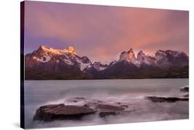 Cordillera Del Paine. Granite Monoliths. Torres Del Paine NP. Chile-Tom Norring-Stretched Canvas