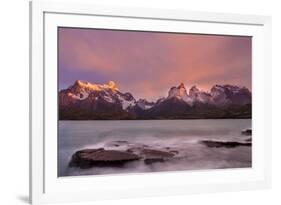 Cordillera Del Paine. Granite Monoliths. Torres Del Paine NP. Chile-Tom Norring-Framed Photographic Print