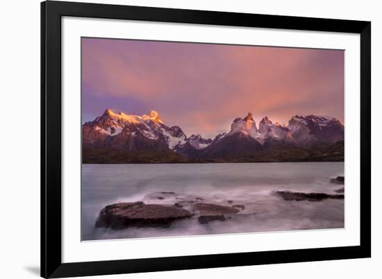 Cordillera Del Paine. Granite Monoliths. Torres Del Paine NP. Chile-Tom Norring-Framed Photographic Print