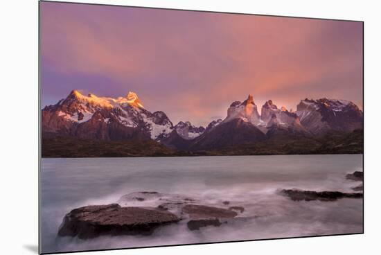 Cordillera Del Paine. Granite Monoliths. Torres Del Paine NP. Chile-Tom Norring-Mounted Photographic Print