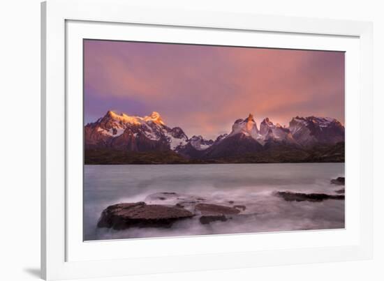 Cordillera Del Paine. Granite Monoliths. Torres Del Paine NP. Chile-Tom Norring-Framed Photographic Print