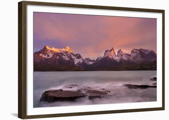 Cordillera Del Paine. Granite Monoliths. Torres Del Paine NP. Chile-Tom Norring-Framed Photographic Print