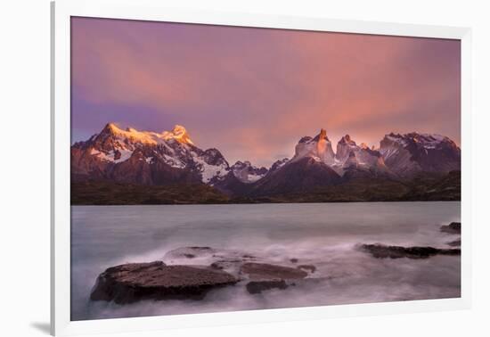 Cordillera Del Paine. Granite Monoliths. Torres Del Paine NP. Chile-Tom Norring-Framed Photographic Print