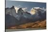 Cordillera Del Paine. Granite Monoliths. Torres Del Paine NP. Chile-Tom Norring-Stretched Canvas