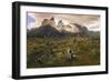 Cordillera Del Paine. Granite Monoliths. Torres Del Paine NP. Chile-Tom Norring-Framed Photographic Print