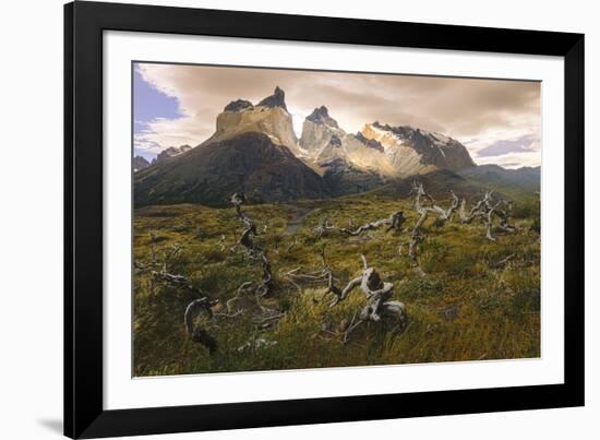 Cordillera Del Paine. Granite Monoliths. Torres Del Paine NP. Chile-Tom Norring-Framed Photographic Print