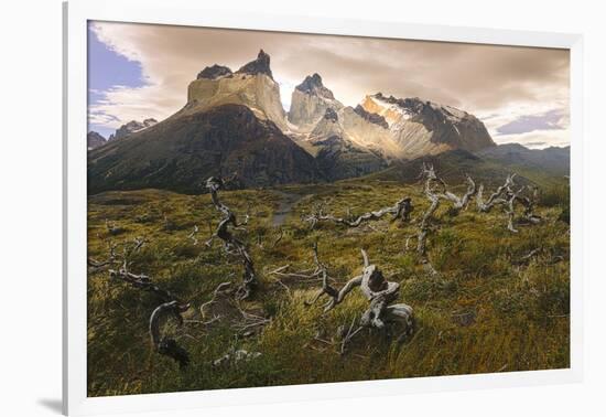 Cordillera Del Paine. Granite Monoliths. Torres Del Paine NP. Chile-Tom Norring-Framed Photographic Print