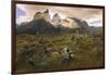 Cordillera Del Paine. Granite Monoliths. Torres Del Paine NP. Chile-Tom Norring-Framed Photographic Print