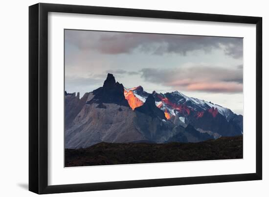 Cordillera Del Paine. Granite Monoliths. Torres Del Paine NP. Chile-Tom Norring-Framed Photographic Print