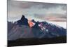 Cordillera Del Paine. Granite Monoliths. Torres Del Paine NP. Chile-Tom Norring-Mounted Photographic Print