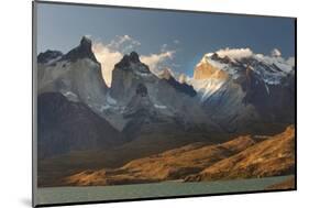 Cordillera Del Paine. Granite Monoliths. Torres Del Paine NP. Chile-Tom Norring-Mounted Photographic Print