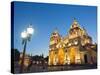 Cordoba Cathedral at Night, Cordoba, Argentina, South America-Christian Kober-Stretched Canvas