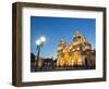 Cordoba Cathedral at Night, Cordoba, Argentina, South America-Christian Kober-Framed Photographic Print