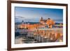 Cordoba, Spain View of the Roman Bridge and Mosque-Cathedral on the Guadalquivir River-Sean Pavone-Framed Photographic Print