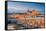 Cordoba, Spain View of the Roman Bridge and Mosque-Cathedral on the Guadalquivir River-Sean Pavone-Framed Stretched Canvas