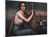 Cordobesa-Julio Romero de Torres-Mounted Premium Giclee Print