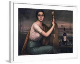 Cordobesa-Julio Romero de Torres-Framed Giclee Print