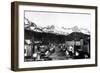 Cordova, Alaska - June Midnight Scene-Lantern Press-Framed Art Print