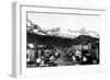 Cordova, Alaska - June Midnight Scene-Lantern Press-Framed Art Print