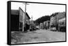 Cordova, Alaska - Main Street View-Lantern Press-Framed Stretched Canvas